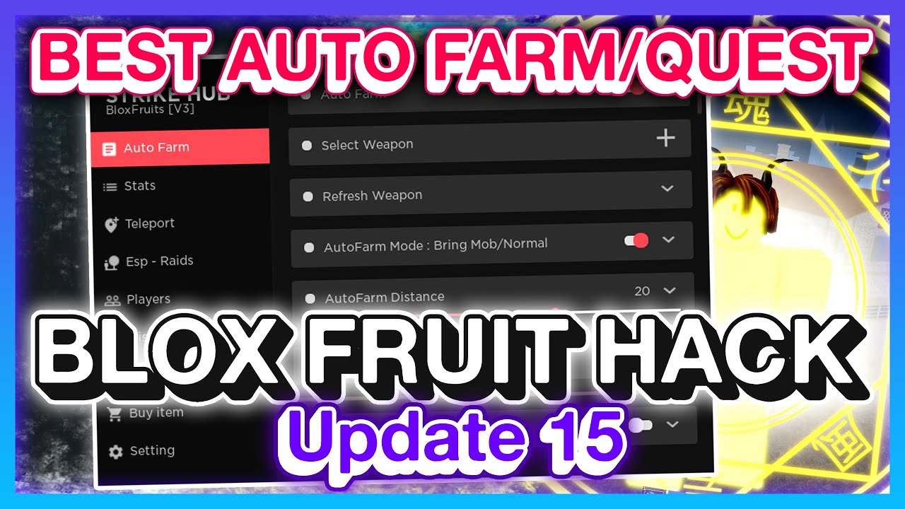 🔥UPDATED] Blox Fruits Script / Hack, Fastest Auto Farm + INSTANT Mastery