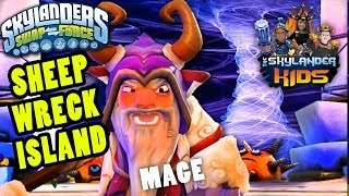 Let's Play Skylanders Swap Force: Sheep Wreck Island (Wave 3 vs. Sheep Mage Boss Battle Gameplay)