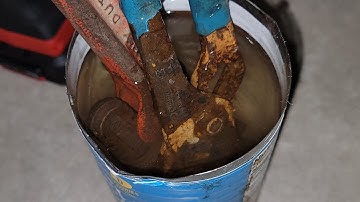 Rusty Tools White Distilled Vinegar - Part 1 Let