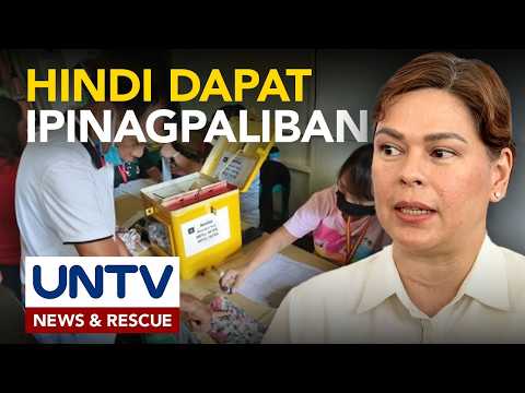 Barangay at Sangguniang Kabataan elections, hindi dapat ipinagpaliban — VP Duterte