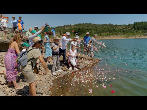 Los Romeros del Pantano de Bárcena celebran la ofrenda en recuerdo a los pueblos inundados