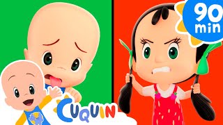 La canción de las emociones 😁😡😭 y más canciones infantiles para bebés con Cleo y Cuquín