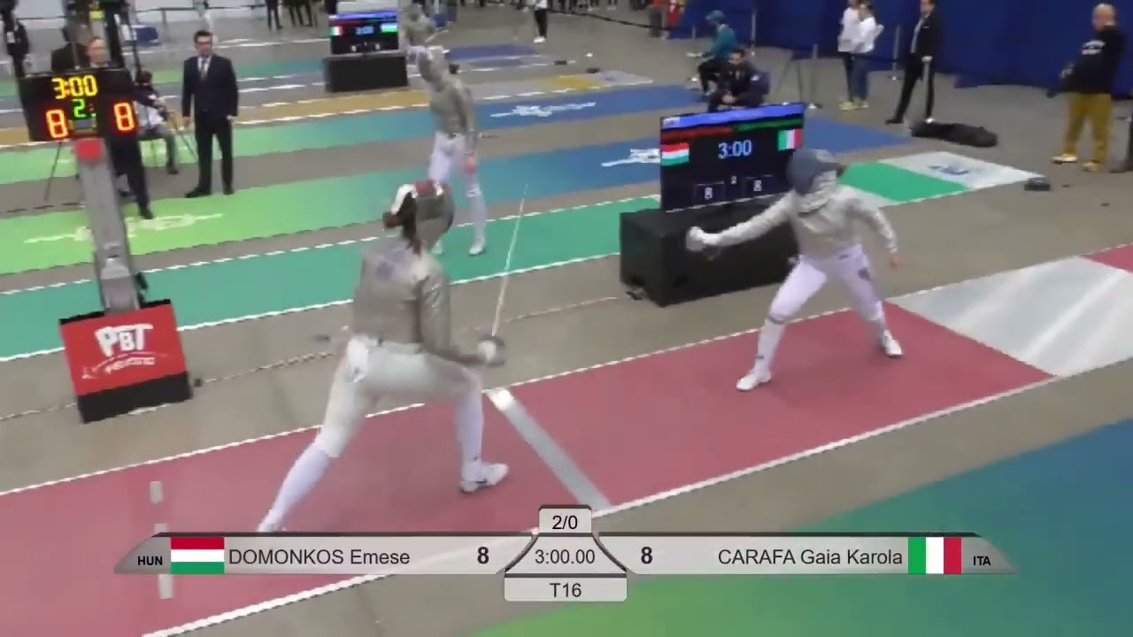 Budapest World Cup 2025 JWS - L16 - Emese Domonkos HUN v Gaia Carafa ITA