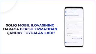 Soliq mobil ilovasida ijara shartnomalarini hisobga qo‘yish bo‘yicha videoqo‘llanma