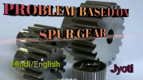 Problem on Design of Spur Gear||Machine Design||   #JKTechSolutions #Mechanical   #Machine #Design