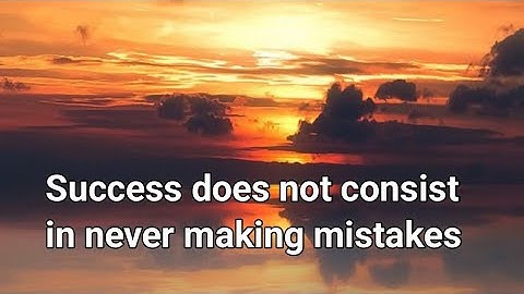 Success does not consist in never making mistakes | George Bernard Shaw Quotes