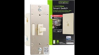 Enbrighten Z-Wave Plus Smart Light Switch Review and Installation Guide