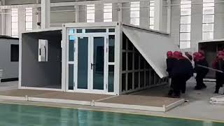 700mm Prefab Portable Double wing Expandable Container House with Waterproof Modern Design Kitchens