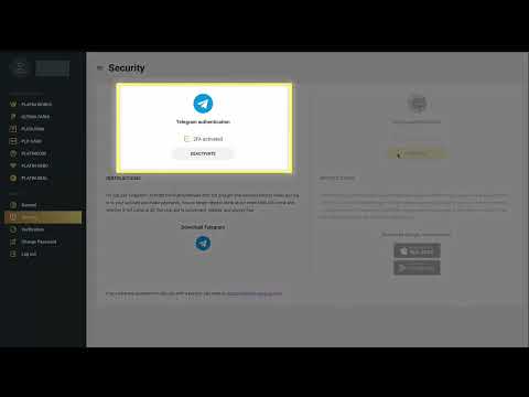 How to set up Google 2FA two factor authentication in Platin Passport