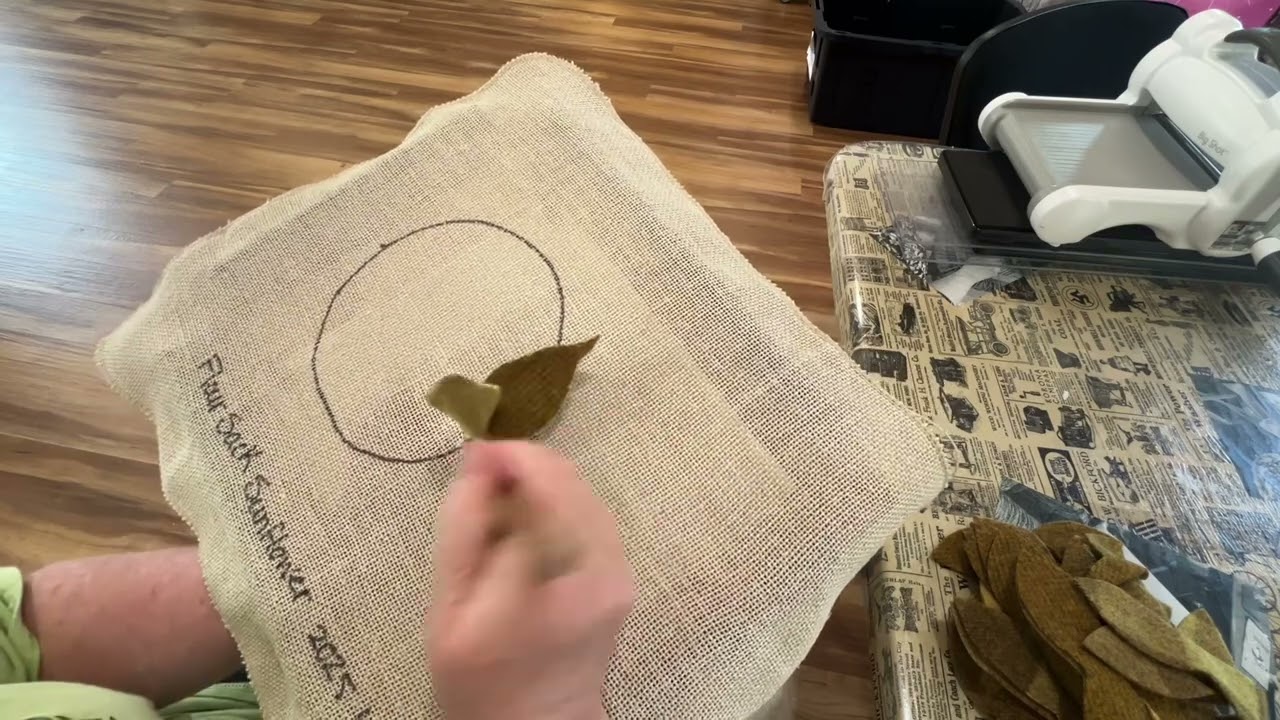 Flour Sack Sunflowers