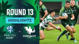 Benetton Rugby v Connacht  | Instant Highlights | Round 13 | URC 2023/24