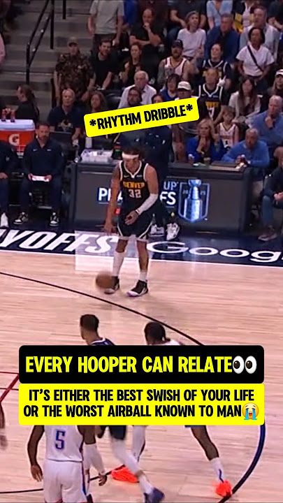 Bro COULDN'T RESIST the dribble😭