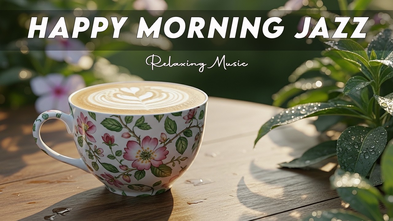 Happy Calm Jazz ☕ Relaxing Jazz Instrumental & Elegant Bossa Nova for Positive Mood