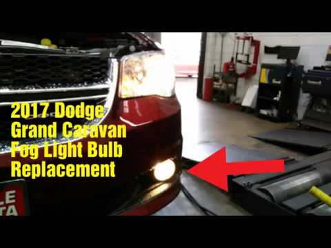 2017 Dodge Grand Caravan Fog Light Bulb Replacement