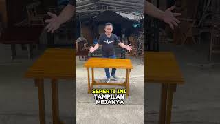 Meja Makan Lipat Bahan Kayu Jati Solid Harga Murah
