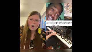 Ambatukam piano and soprano #meme #ambatukam