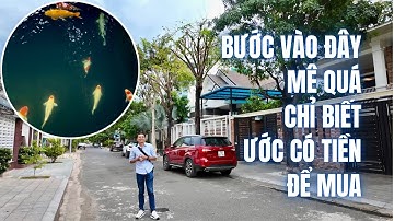 TẶNG Hồ Cá KOY Tiền TỶ khi mua căn BIỆT THỰ TRIỆU ĐÔ Giáp SÔNG Cực ĐẸP ở KĐT VCN Vĩnh Điềm Trung NT