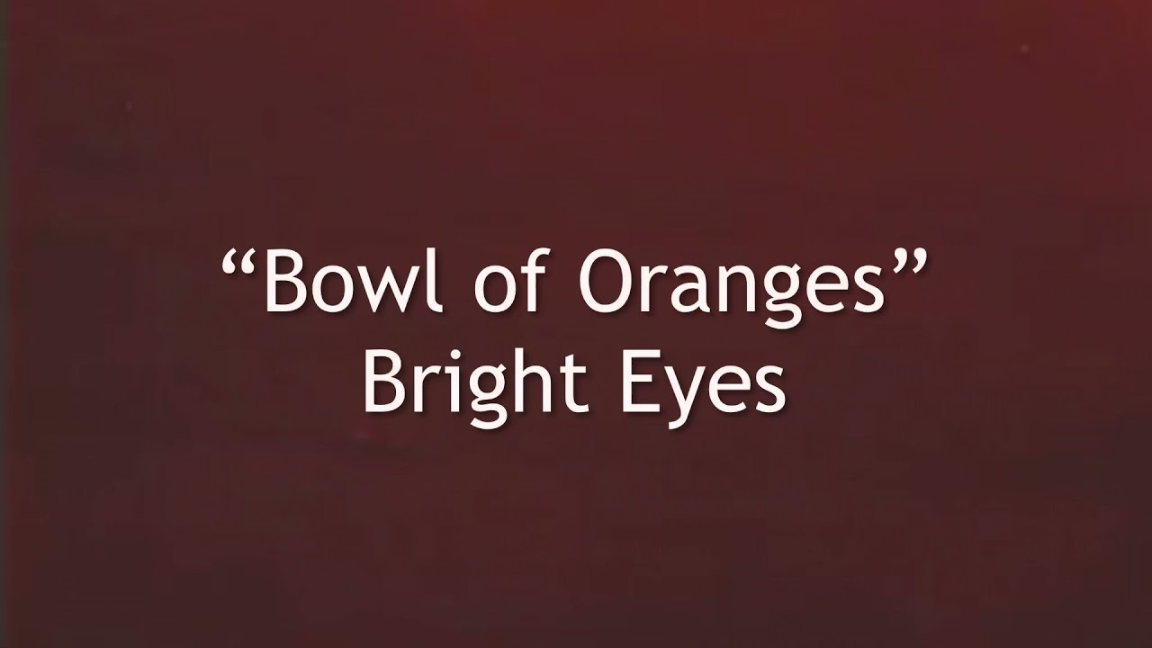 Bowl of Oranges Cover YouTube