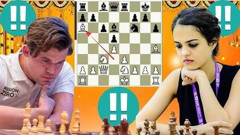 Tania Sachdev vs Magnus Carlsen Chess game 50