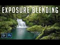 EXPOSURE BLENDING IN PHOTOSHOP | Manual HDR with masks for greater precision and believable results