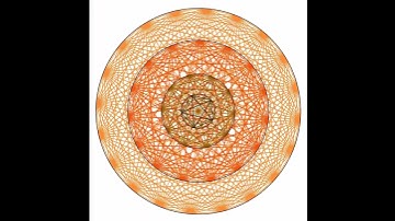 String art study 9 #relaxing #geometric #pattern #asmr #shorts