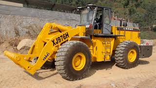 XIAJIN forklift loader quick-couple marble quarry block handler equipment XJ976H capacity 27 tons