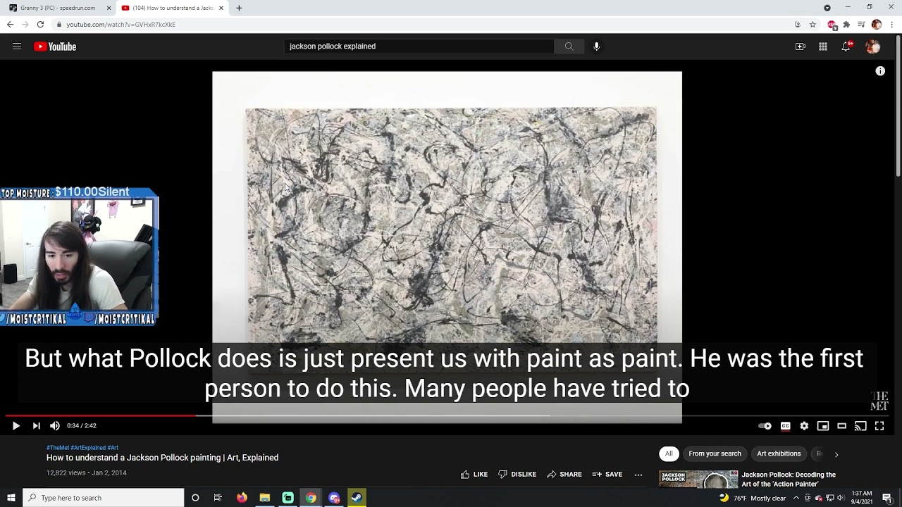 I'm the next Jackson Pollock