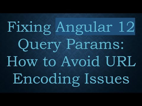 Fixing Angular 12