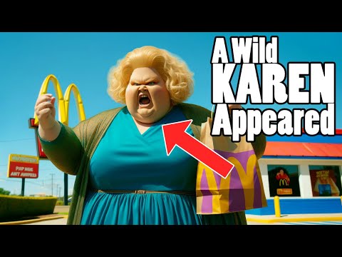 Entitled Karen Calls Man Pedo for Eating Happy Meal