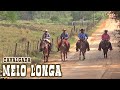 Cavalgada meio longa no estradão