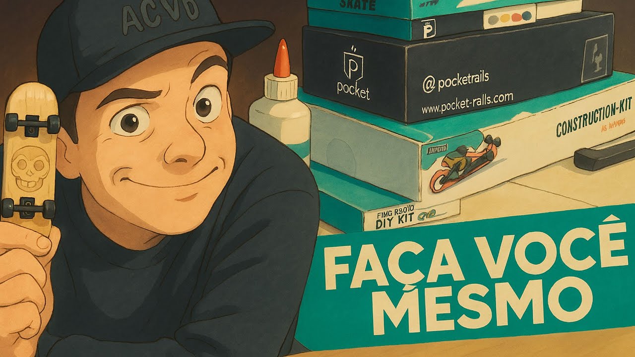 FIZ UMA FABRICA DE FINGERBOARDS - CREATE YOUR SKATE