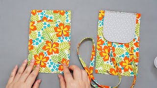 How To Sew A Super Beautiful Phone Bag 💟 Maybe You Don