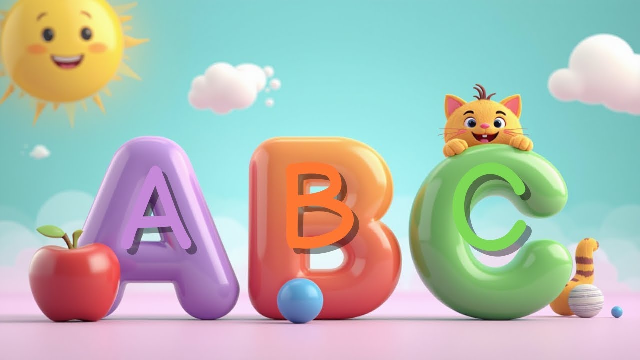 Alphabet Adventure A–Z Rhymes | Fun Learning ABC Song for Kids | 3D Animated Letters & Animals