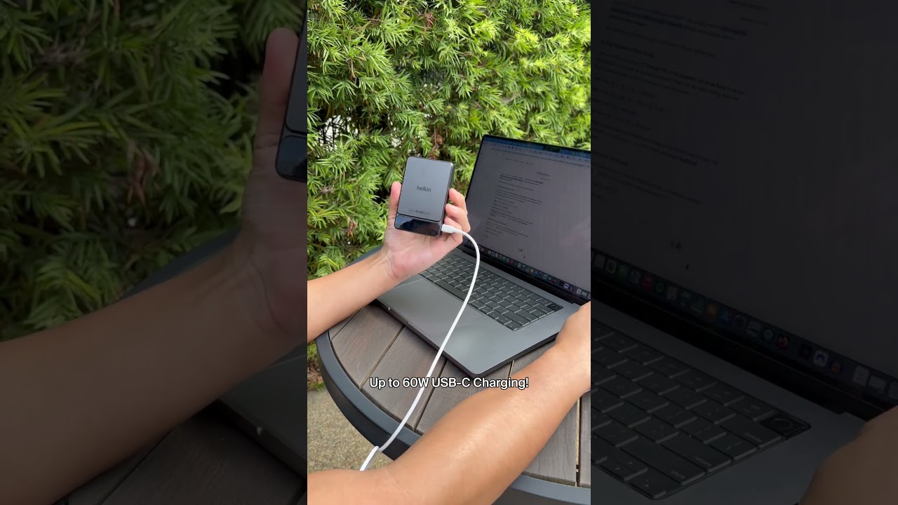 You can charge your laptop with something in your pocket??