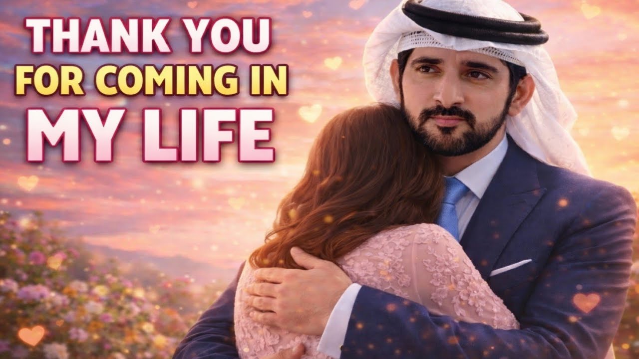 Thank you for coming in My life| today poems fazza Hamdan sheikh| #heartfeltpoem #love 