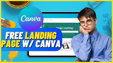How to Create a FREE Landing Page With Canva