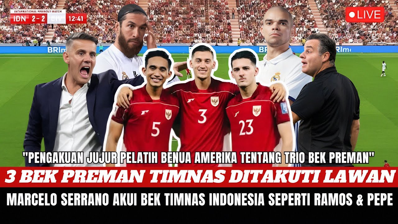PELATIH LAWAN GEMETAR‼️3 Bek Indonesia Disebut Preman Seperti Ramos & Pepe, Saint Kitts Menyerah?