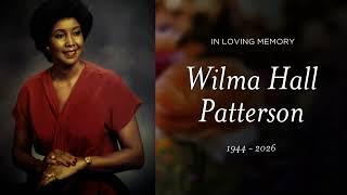 Memorial service for Dr Wilma Patterson