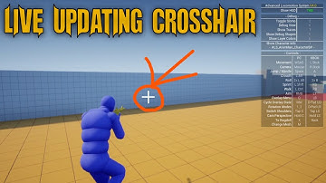 Unreal Engine - Hoe je een live dradenkruis / wapenricht maakt.