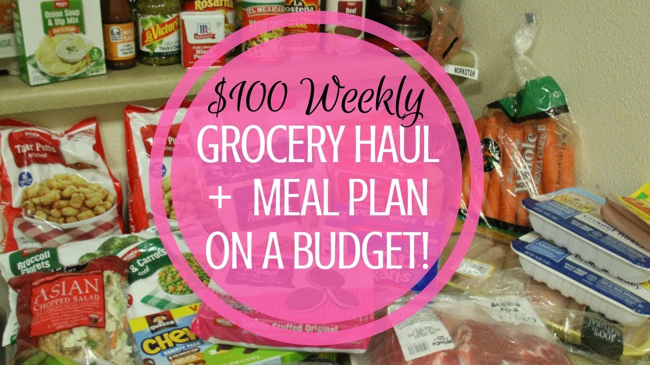 Weekly Grocery Haul & Meal Plan On A Budget! - YouTube