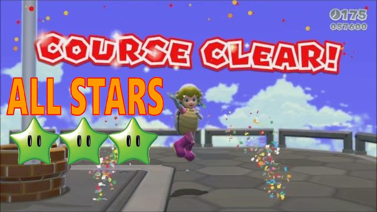 Super Mario 3D World World Flower10 Skyway (All 3 stars ⭐⭐