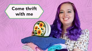 Come thrifting with me |  Vintage thrift with me + thrift haul + thrift try on