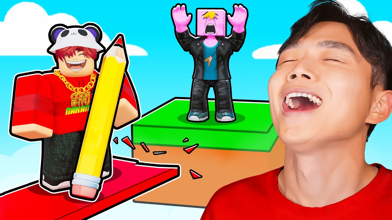 This 2-Player DRAWING Obby Ruined Our Friendship...
