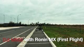 DJI M600 + Ronin MX First Test Flight with GH4
