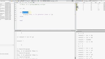 GSBmE MATLAB Introduction: (4) Programming basics