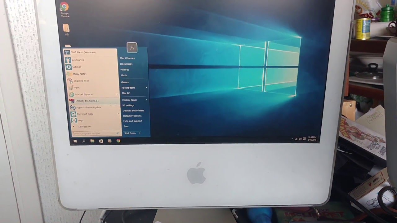 how to install windows on an imac