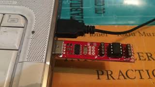 scriere ATtiny85 cu programator Tiny AVR