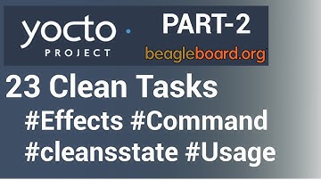 Yocto Tutorial - 23 Cleaning Up Recipes (Part-2) | Bitbake 