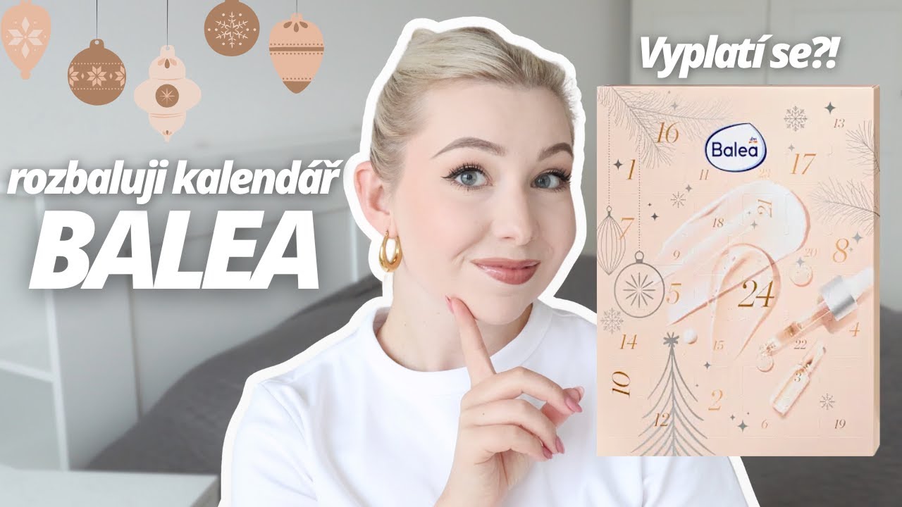 ROZBALUJI BALEA FACE ADVENTNÍ KALENDÁŘ!🎄🎁 Vyplatí se? Kompletní unboxing a recenze!🌟 Cena 649,- 💰