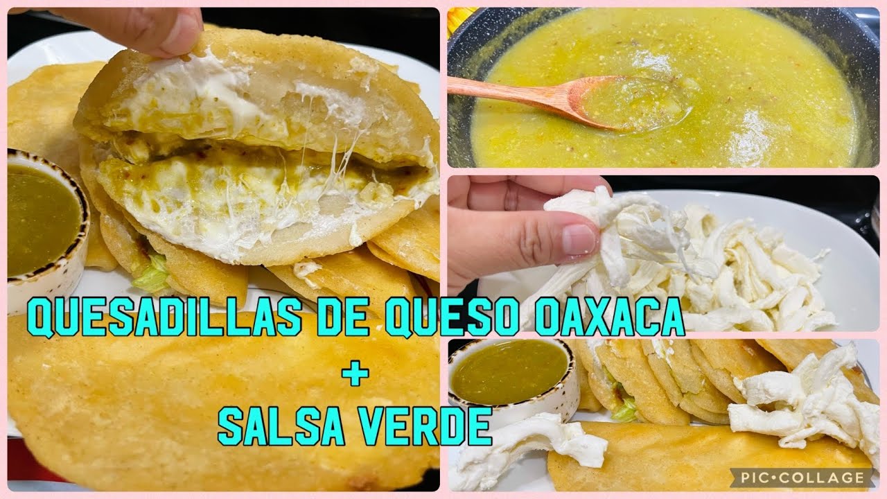 Quesadillas de queso Oaxaca / el verdadero sabor de la comida mexicana 🇲🇽 YouTube
